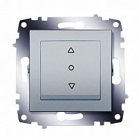 Выключатель для жалюзи кнопочный COSMO, алюминий |  код. 619-011000-297 |  ABB